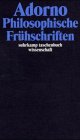 Gesammelte Schriften in 20 B&auml;nden: Band 1: Philosophische Fr&uuml;hschriften (suhrkamp taschenbuch wissenschaft) - Theodor W. Adorno