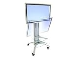 Ergotron LX Large Display Cart - Chariot pour structure plate - Taille d écran : 40 - 50 - Interface de montage : Oui