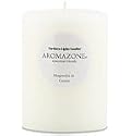 MAGNOLIA &amp; CASSIS ESSENTIAL BLEND ONE 3x4 inch PILLAR ESSENTIAL BLENDS CANDLE.