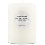MAGNOLIA & CASSIS ESSENTIAL BLEND ONE 3x4 inch PILLAR ESSENTIAL BLENDS CANDLE.