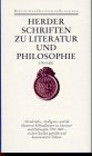 Schriften zu Literatur und Philosophie 1792-1800