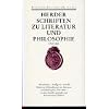 Werke. 10 in 11 B�nden: Band 8: Schriften zu Literatur und Philosophie 1792-1800: BD 8