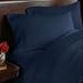 Solid Navy 550 Thread Count Full/Queen Size Duvet Cover Set 100 % Egyptian Cotton with matching pillow shams By sheetsnthings