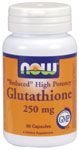 L-Glutathione by NOW Foods - Mental Fitness (250 mg - 60 Vegeterian Capsules)