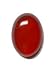 25x18mm Carnelian Oval Cabochon - Pack Of 1
