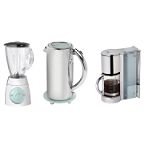Kalorik Kalorik Aqua 500 Watt Blender, 10 cup Coffee Maker, Cordless Jug Kettle, Stainless Steel - AQUAKIT