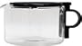 Braun 7050-710 4 Cup Glass Carafe with lid, Black