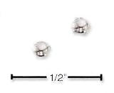 Sterling Silver 3mm Ball Post Earrings