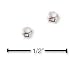 Sterling Silver 3mm Ball Post Earrings