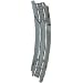 Life-Like Trains Power-Loc   HO Scale Track - 18" Radius Curved Terminal Rerailer, Nickel Silver