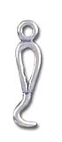 Solid Sterling Silver Hoof Pick Charm