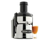 Omega BMJ390 - Mega Mouth Pulp Ejection Juicer, Surgical Stainless Bowl, Chrome