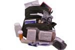 Elite First Aid Black M3 Medical Bag with Supplies, GI Style Issue