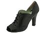 MAXSTUDIO Easton | Women's Toe Open Shoes Black Leather