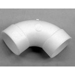 Genova Products S42830 3" Styrene 90 Sanitary Elbows