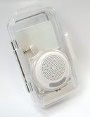 GSI Quality Weather Resistant Transparent Case Dock With Built In Stereo Speaker And Volume Control, For Apple iPhone, iPod And Mp3 Players - Hanging Hook And Folding Stand - Play Music Outdoors On Patio, Beaches Etc. - White GSI Quality Weather Resistant Transparent Case Dock With Built In Stereo Speaker And Volume Control, For Apple iPhone, iPod And Mp3 Players - Hanging Hook And Folding Stand - Play Music Outdoors On Patio, Beaches Etc. - White