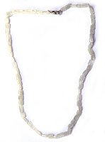 Tourmaline Necklace Gemstone Bead Jewelry 17 inches (rainbow004)