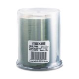 CD R Discs, 48x, 700MB/74 min., Blank Surface, Spindle, Gold, 100/Pack (MAX648730)