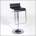 Euro Style Fortuna Adjustable Bar Stool (Style: White Chrome) by Euro Style