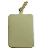 10 Karat Yellow Gold High Polish Rectanglar Dog Tag with 16 chain 11PqcNSI tL. SL160 10 Karat Yellow Gold High Polish Rectanglar Dog Tag with 16 chain