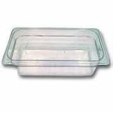 Camwear Food Pan Third Size - 4'' Deep Clear