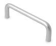 Battalion 1XNY4 Wire Pull, Round, Silver, L 3 3/4 In