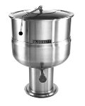 "Blodgett Oven KLS 20DS - Direct Steam Stationary Kettle, 20 gal, Tri Legs, 316 Stainless Liner"