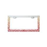 Hot Rod Flames - 6 x 12 License Plate Frame by Flagline
