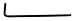 Ball End Hex Key, 1/8