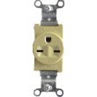 COOPER WIRING DEVICES 816V-BOX RECEPT HD SGL 15A/250V