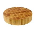 Chinese Chopping Block, 18 in Dia, 3 in Hard Rock Maple by John Boos