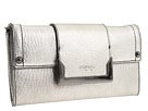 Perlina Handbags Lola Clutch Flap Clutch Handbags - Pewter