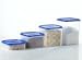 Tupperware Modular Mate Square 3 Container. Brillant Blue Seal