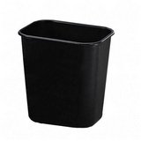 Rectangular Wastebasket,13 Qt,8-1/4x11-3/8x12-1/5,Black, Sold as 1 each