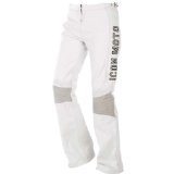 Icon Womens Bombshell Leather Pants White 7