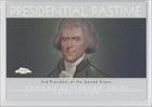 2004 Topps Chrome Presidential Pastime Refractors #PP3 - Thomas Jefferson