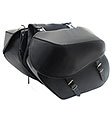 Leather Motorcycle Saddlebags 18WX13HX6.5D SD4411Plain
