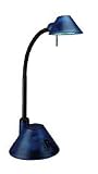 Lite Source LS-128BLU Magic-Lite Halogen Desk Lamp, Blue