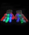Punk Pop Finger Lighted Up 7 Mode Colorful Flashing Changing LED Glove Rave Raver Xmas Party Dancing