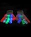 Punk Pop Finger Lighted Up 7 Mode Colorful Flashing Changing LED Glove Rave Raver Xmas Party Dancing
