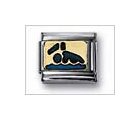 Swimmer Mix Classic Enamel, Italian Charm by Nomination Charms