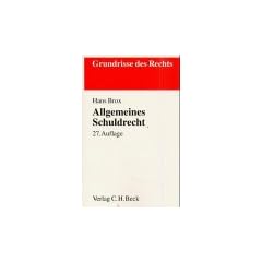 Allgemeines Schuldrecht
