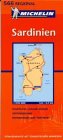 Michelin Italie Sardegna / Sardaigne Map No. 433 (9th Edition)
