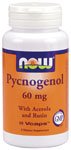 Pycnogenol by NOW Foods - (60mg - 50 Vegetarian Capsules)