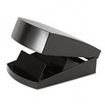 Universal 08107 - Covered Tray Business Card File Holds 250 2 1/4 x 4 Cards, Black-UNV08107