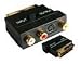 Hibaba Gold Plated In/Out SCART Switch Adapter