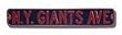 Giants Avenue Sign 6 x 36 NFL Football Street Sign