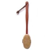 Swissco Oval Wood 2 Pieces Bath Brush Natural Bristle