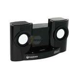 Iblast Black 6W Ipod Docking Speakers Charger Works All MP3 Plyr