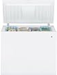 GE White Manual Defrost Chest Freezer